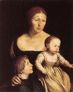 Konstnarens with wife Katherine and Philipp Hans Holbein